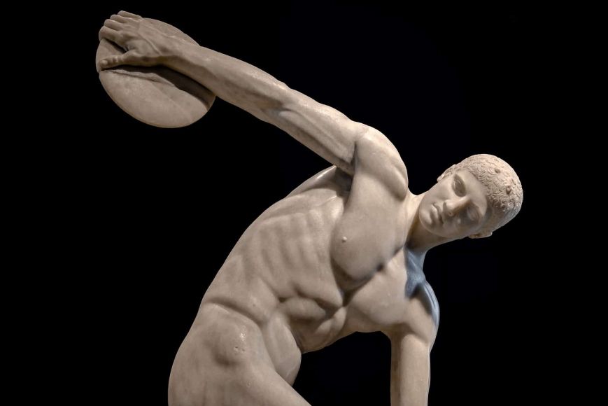 "Discobolus" by Myron